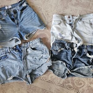 Universal Thread Women's Distressed Blue Jean Shorts